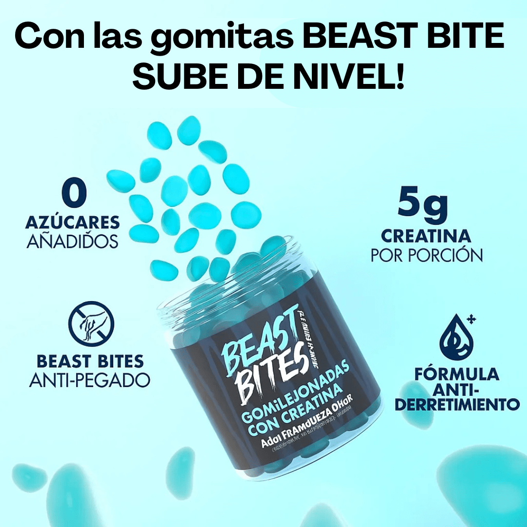 Gomitas Beast Bite® Energía & Fuerza - TodoBacano