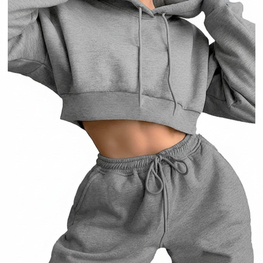 Conjunto Mujer Oversize Pantalón Canguro Top Premium
