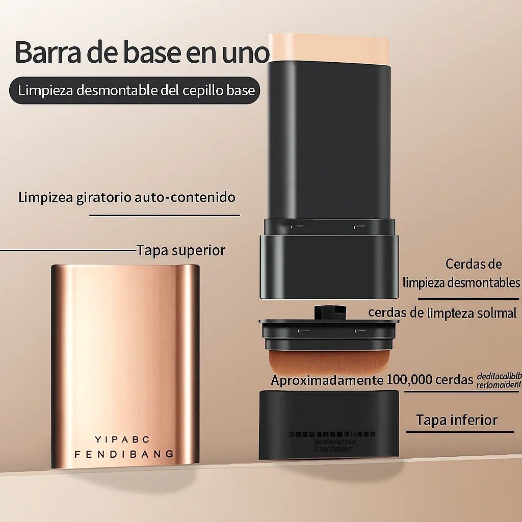 Base en Barra con Brocha – Piel Perfecta en Segundos - TodoBacano