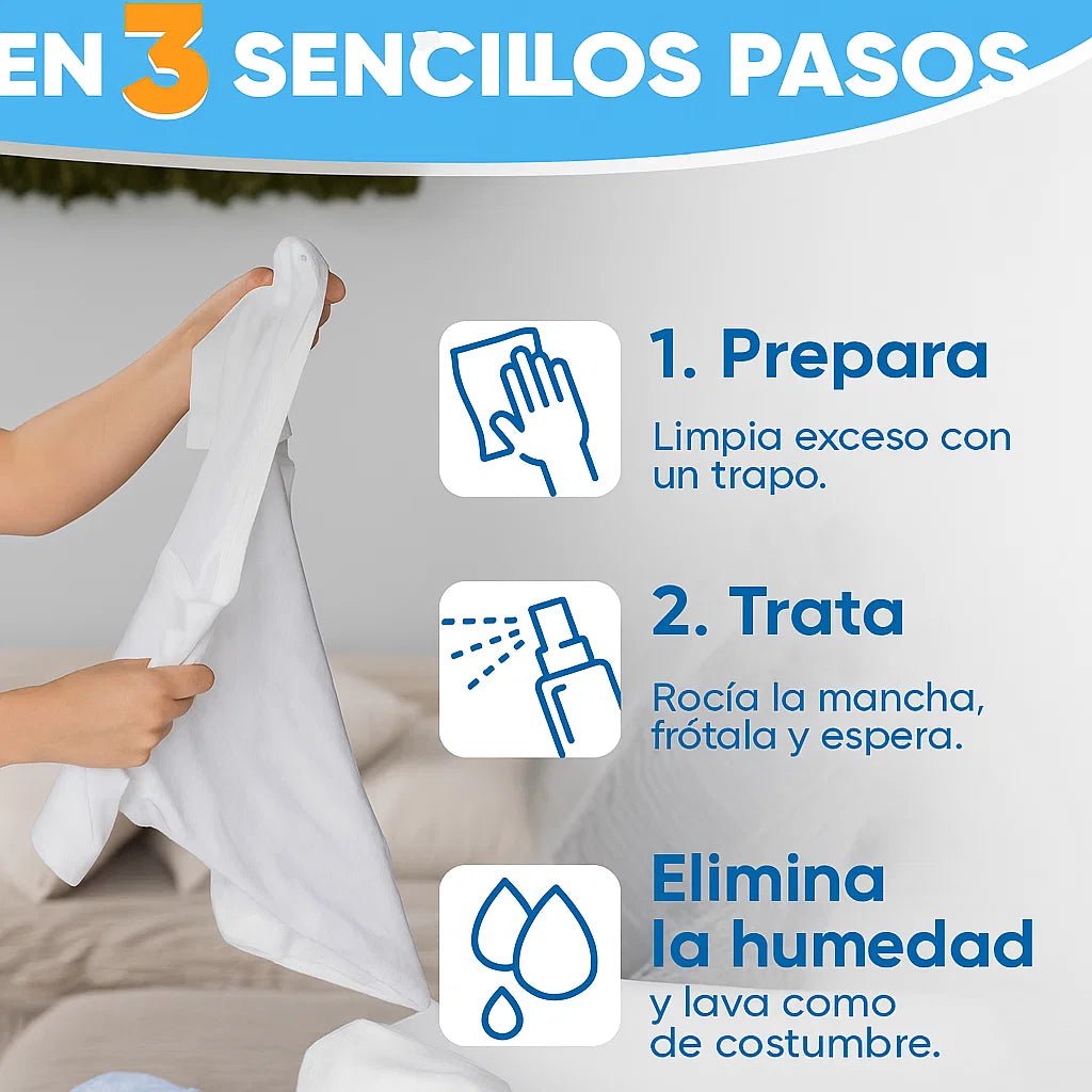 Spray mágico elimina manchas al instante - TodoBacano