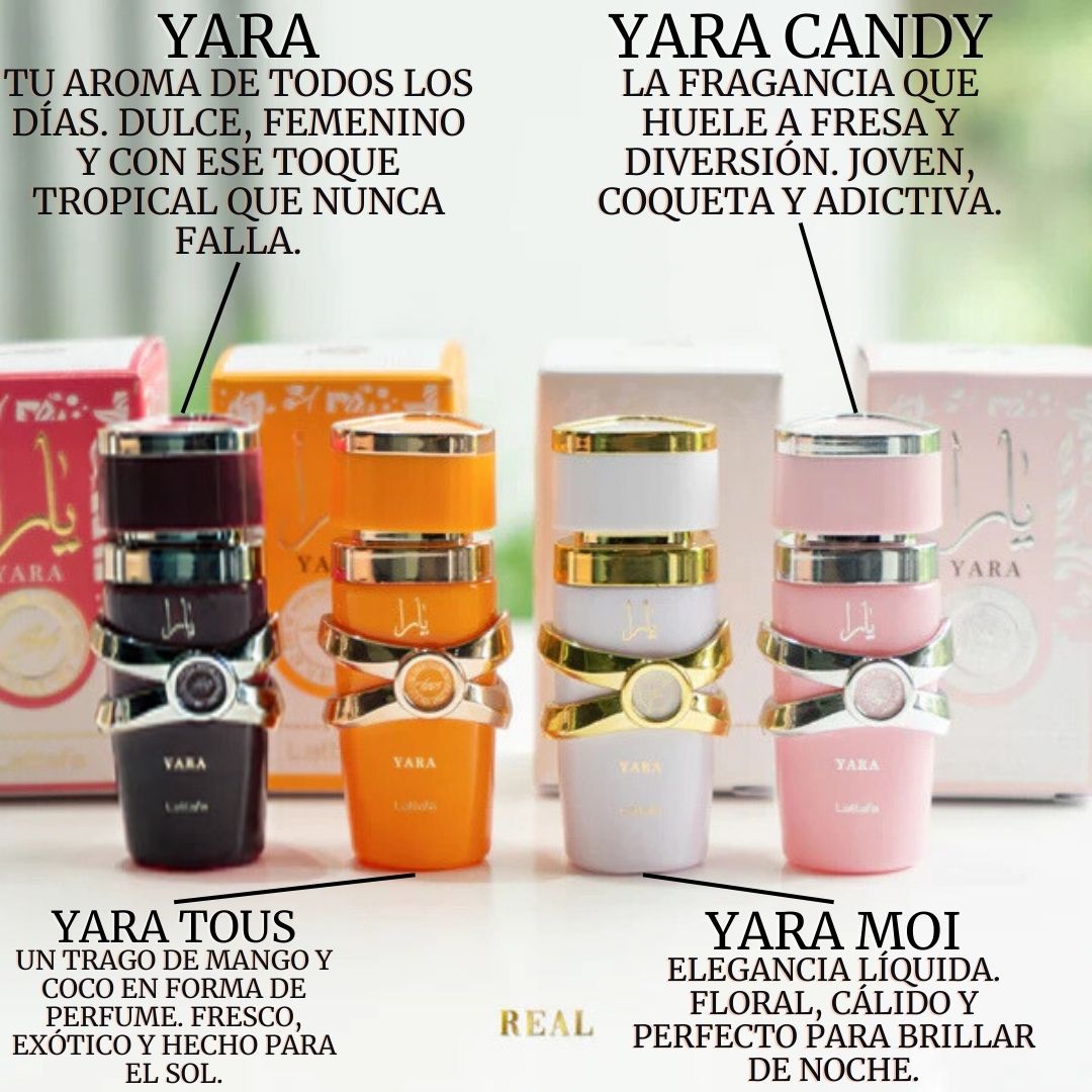 Perfumes Yara mini set x4 30 ML - TodoBacano