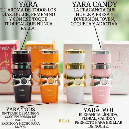 Perfumes Yara mini set x4 30 ML - TodoBacano